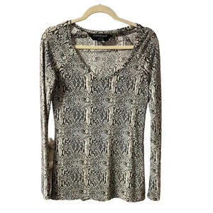 NORMA KAMALI ANIMAL PRINT BLOUSE